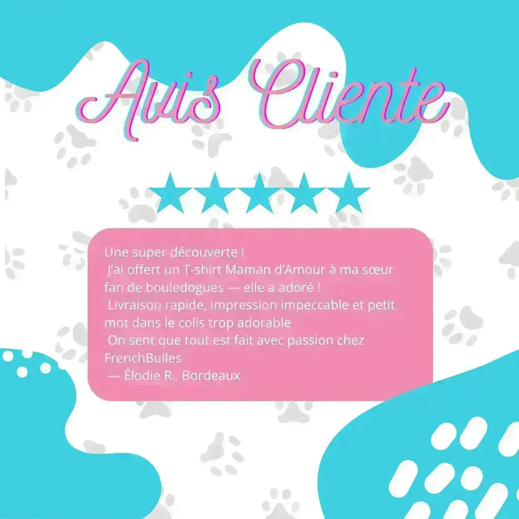 Maman d’Amour 💓 | T-shirt Bouledogue Français - FrenchBulle  