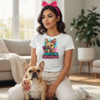 Adopte une Baroudeuse 🌍 | T-shirt Bouledogue Français - FrenchBulle  