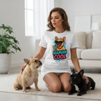T-shirt Bouledogue Français | Maman Cool 🐾 - FrenchBulle  
