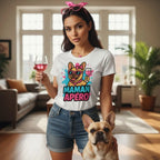 Maman Apéro 🍸 | T-shirt Bouledogue Français - FrenchBulle  
