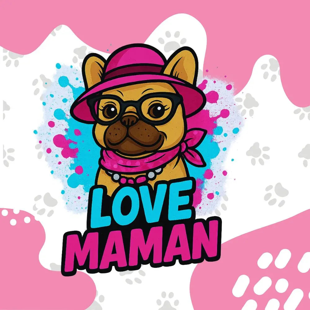Love Maman 💕 | T-shirt Frenchie Lover FrenchBulle