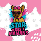 Stars des Mamans 🌟 | T-shirt Bouledogue Français - FrenchBulle  