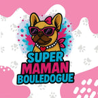 Super Maman Bouledogue 💪 | T-shirt Frenchie FrenchBulle