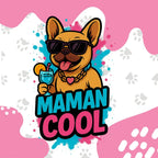 T-shirt Bouledogue Français | Maman Cool 🐾 - FrenchBulle  