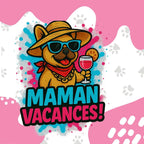 T-shirt Bouledogue Français | Maman Vacances ☀️ FrenchBulle