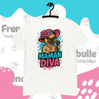 Maman Diva 👑 | T-shirt Bouledogue Français Chic - FrenchBulle  