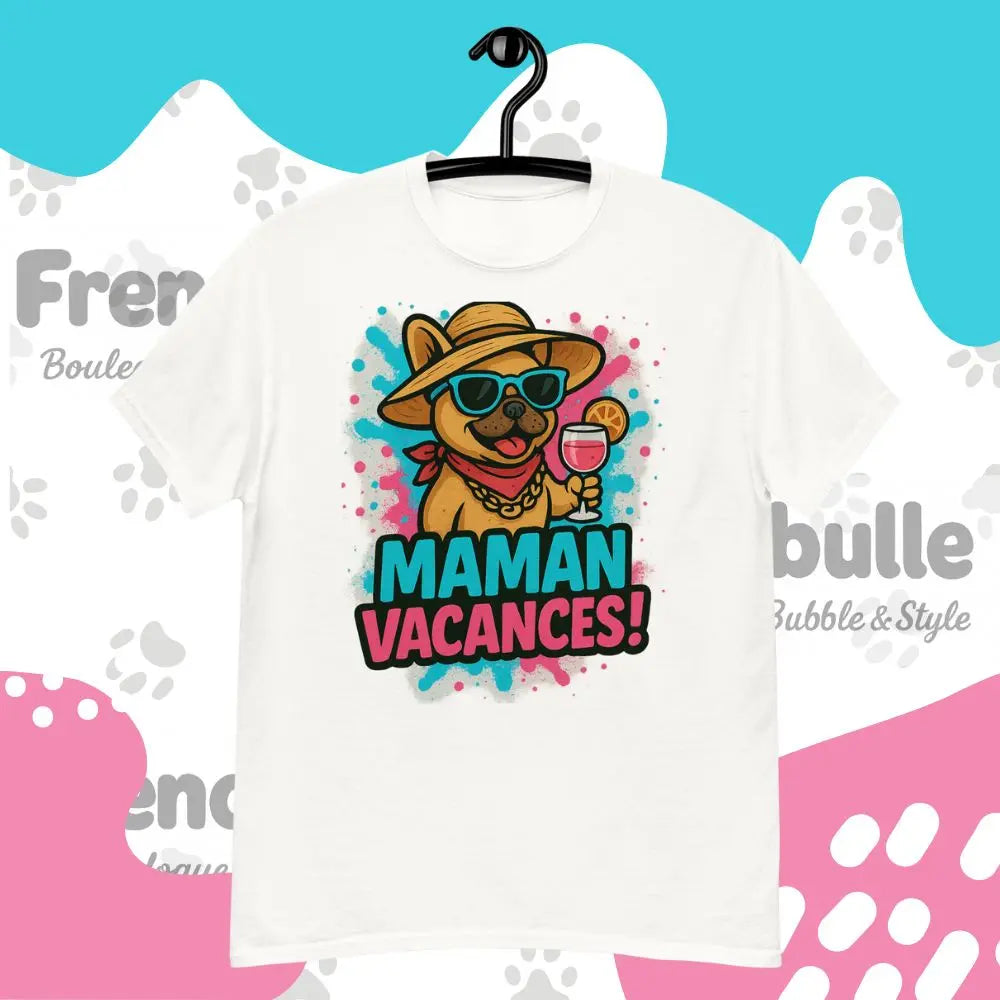 T-shirt Bouledogue Français | Maman Vacances ☀️ FrenchBulle