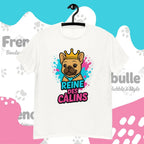 Reine des Câlins 🐾 | T-shirt Bouledogue Français FrenchBulle