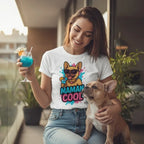 T-shirt Bouledogue Français “Maman Cool” – Le Cadeau Parfait Pour les Amoureuses de Frenchies