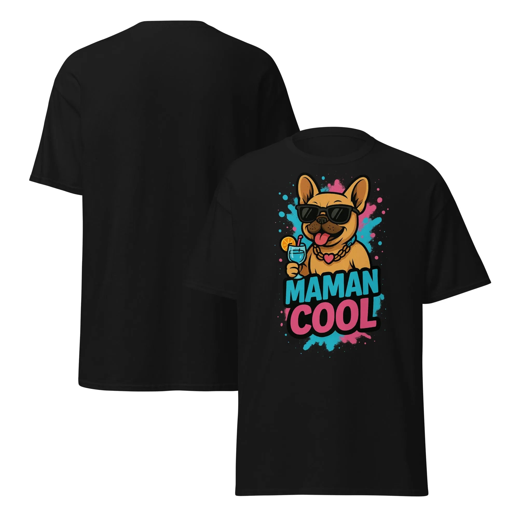 T-shirt Bouledogue Français “Maman Cool” – Le Cadeau Parfait Pour les Amoureuses de Frenchies